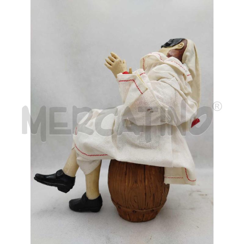 STATUINA PULCINELLA RESINA TESSUTO NAPOLETANA | Mercatino dell'Usato Settimo torinese 4