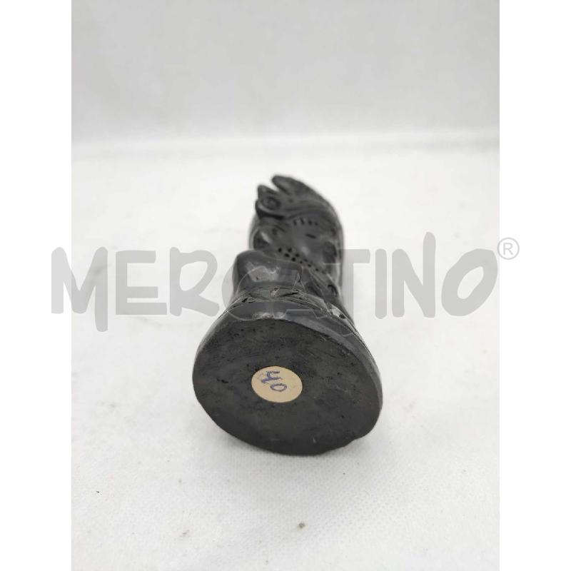 STATUINA STILE ATZECA INCA MAYA NERA | Mercatino dell'Usato Settimo torinese 3