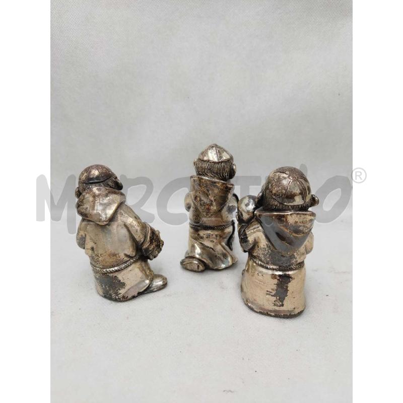 STATUINE PRETI TRIS ARGENTO  | Mercatino dell'Usato Settimo torinese 2