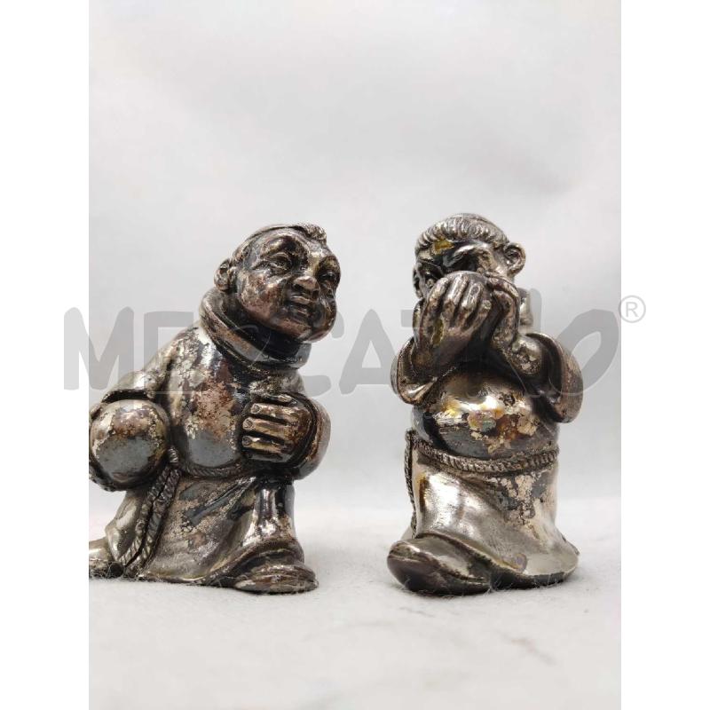 STATUINE PRETI TRIS ARGENTO  | Mercatino dell'Usato Settimo torinese 4