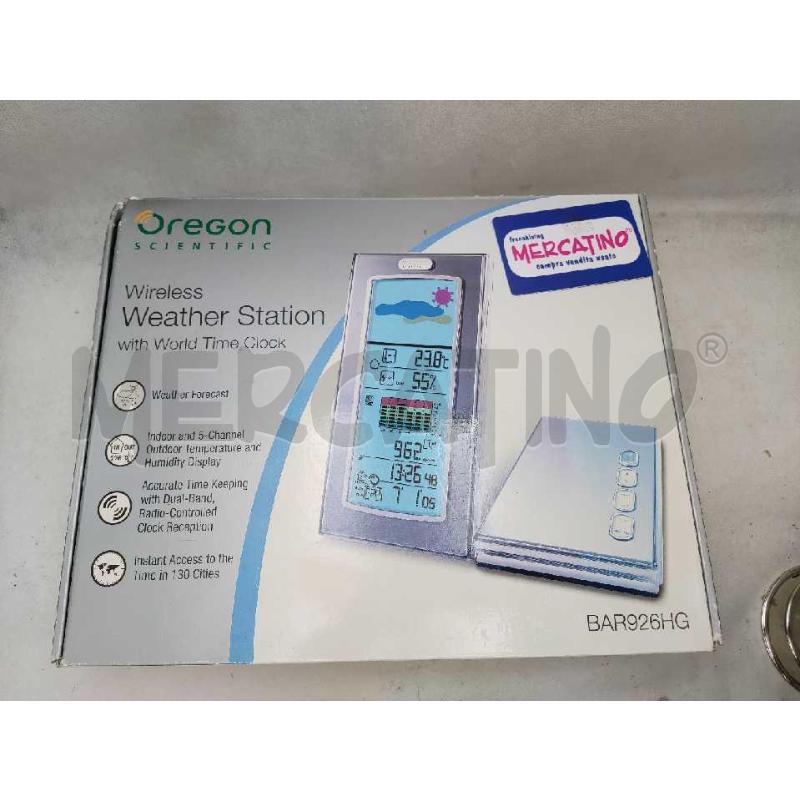 STAZIONE METEO ELETTRONICA OREGON | Mercatino dell'Usato Settimo torinese 1