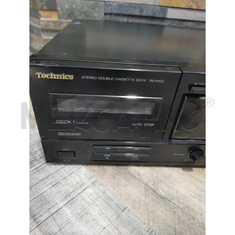 STEREO DOUBLE CASSETTE DECK RS-X102 TECHNICS | Mercatino dell'Usato Settimo torinese 2