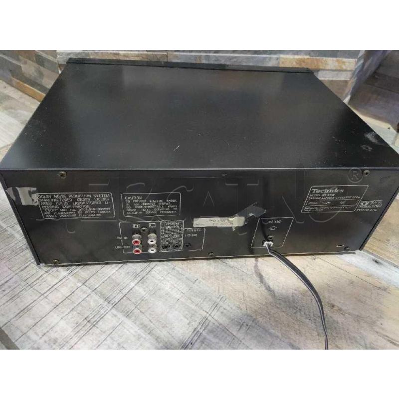STEREO DOUBLE CASSETTE DECK RS-X102 TECHNICS | Mercatino dell'Usato Settimo torinese 3