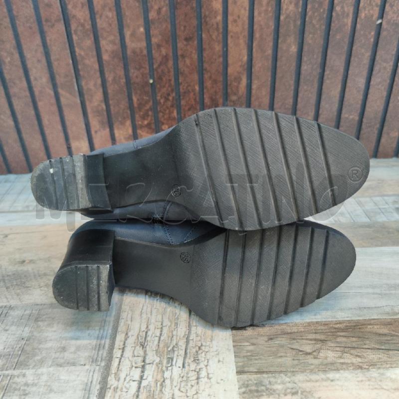 STIVALETTI CON TACCO SCHOLL PELLE BLU | Mercatino dell'Usato Settimo torinese 4