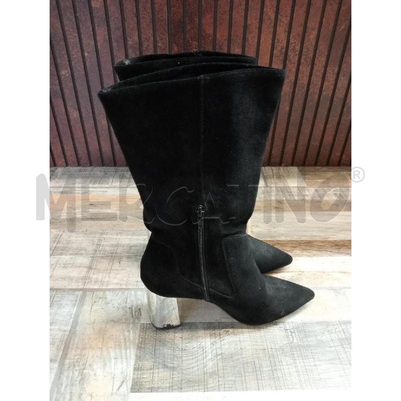 STIVALETTI DONNA TRUSSARDI JEANS NERI SCAMOSC TACCO ARGENT | Mercatino dell'Usato Settimo torinese 2