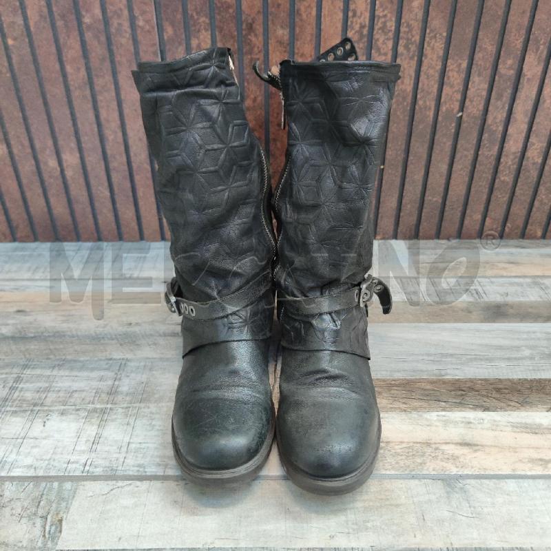 STIVALI DONNA AS98 NERI ZIP LATERALE  | Mercatino dell'Usato Settimo torinese 1