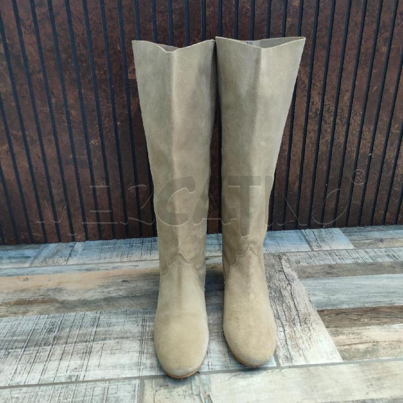 STIVALI DONNA GUESS BEIGE PELLE SCAM  | Mercatino dell'Usato Settimo torinese 1