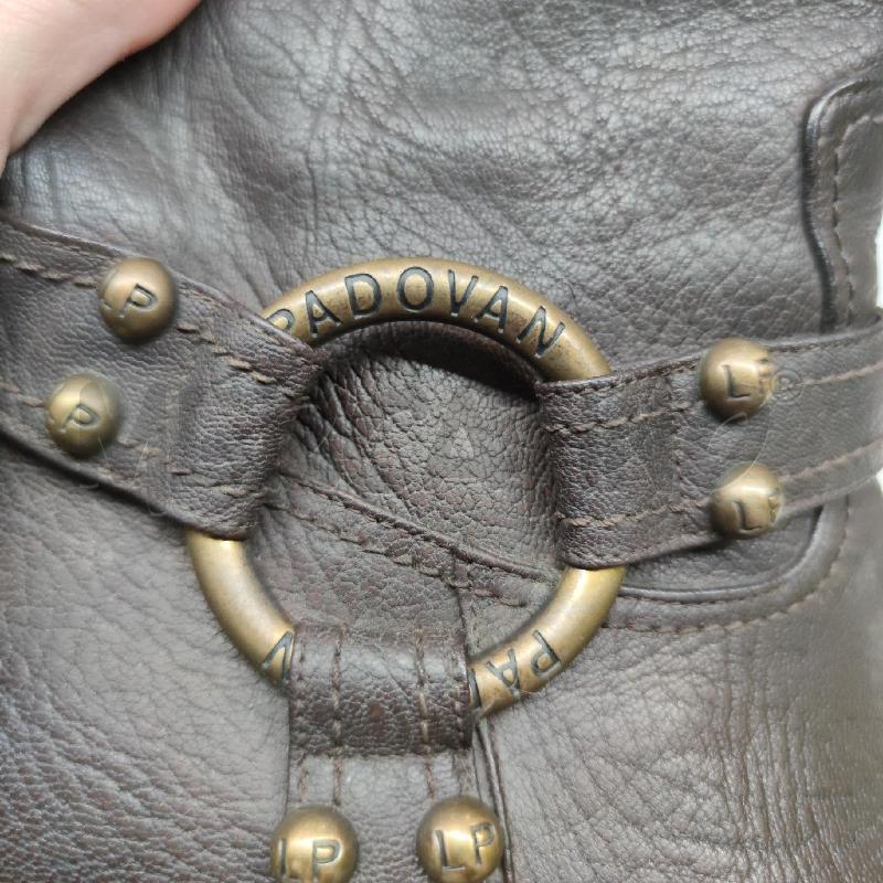 STIVALI DONNA LUCIANO PADOVAN MARRONE FIBBIA ORO  | Mercatino dell'Usato Settimo torinese 2