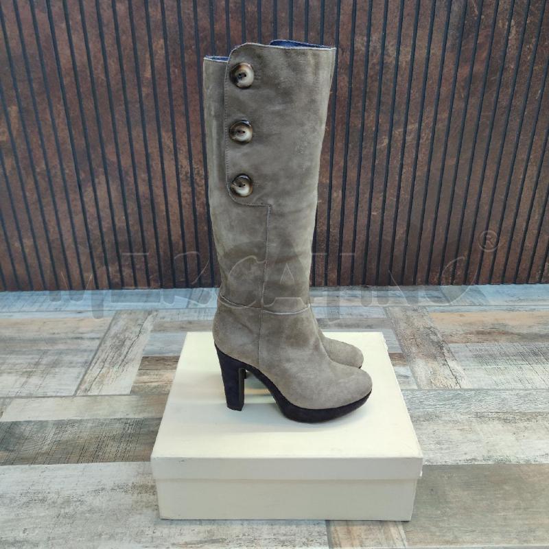 STIVALI PELLE SAN GIANCARLO PAOLI BEIGE PARA VIOLA | Mercatino dell'Usato Settimo torinese 2