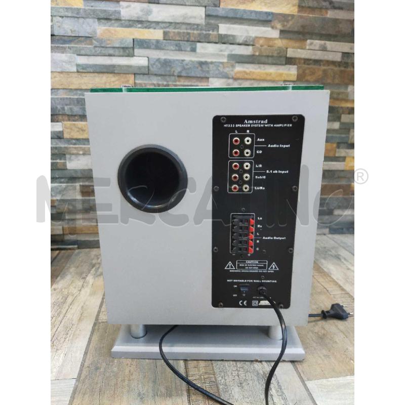 SUBWOOFER AMSTRAD HT333 GRIGIO   | Mercatino dell'Usato Settimo torinese 3