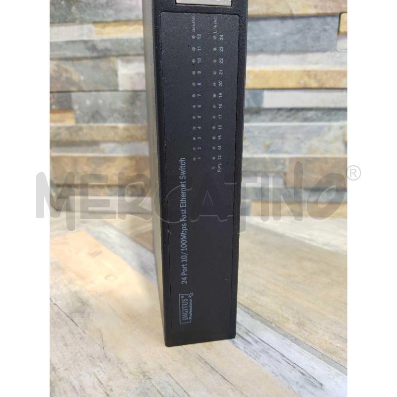 SWITCH DIGITUS SWITCH GIGABIT A 24 PORTE, 19 POLLICI, NON GESTITO | Mercatino dell'Usato Settimo torinese 2