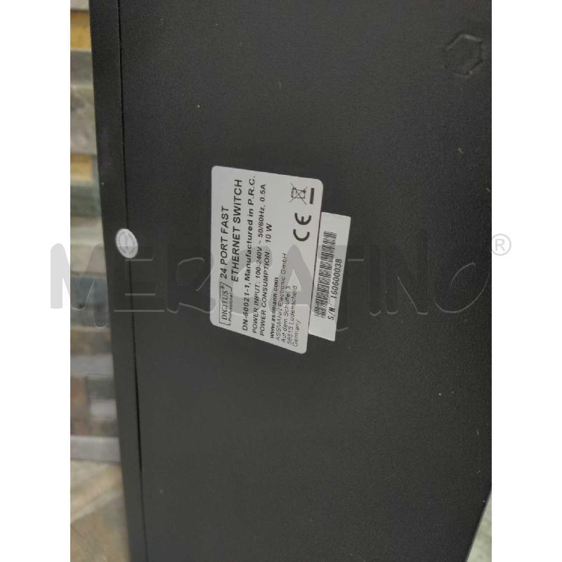 SWITCH DIGITUS SWITCH GIGABIT A 24 PORTE, 19 POLLICI, NON GESTITO | Mercatino dell'Usato Settimo torinese 4