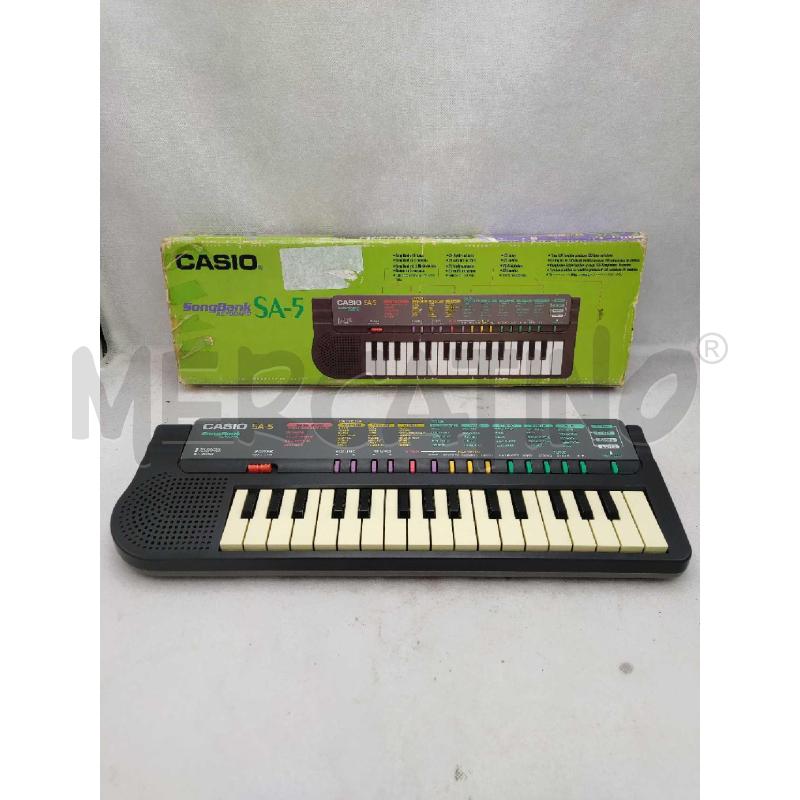 TASTIERINA CASIO SONGBANK KEYBOARD SA-5 CON SCATOLA E FUNZIONANTE | Mercatino dell'Usato Settimo torinese 1