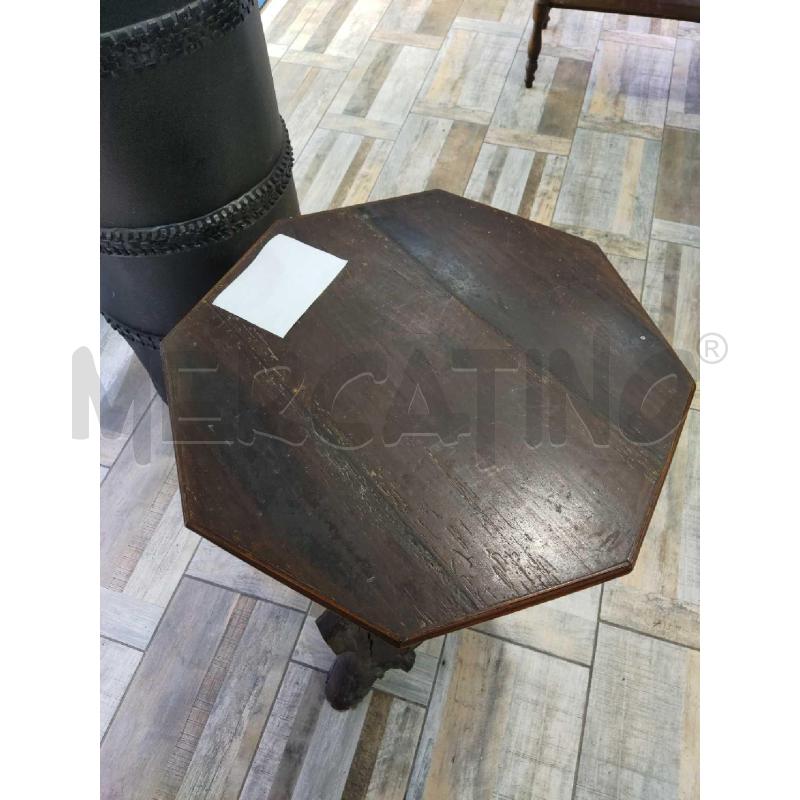 TAVOLINO 3 PIEDI TRONCO CON PIANO ROTONDO  | Mercatino dell'Usato Settimo torinese 2