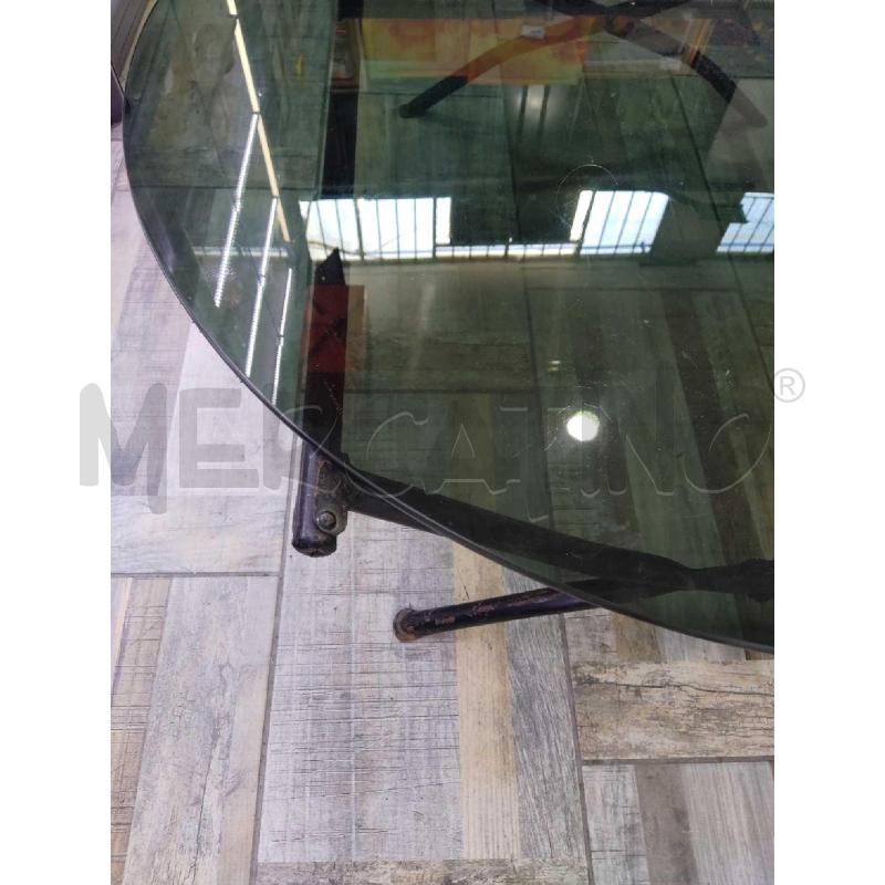 TAVOLINO DESIGN FUME' GAMBE METALLO | Mercatino dell'Usato Settimo torinese 3