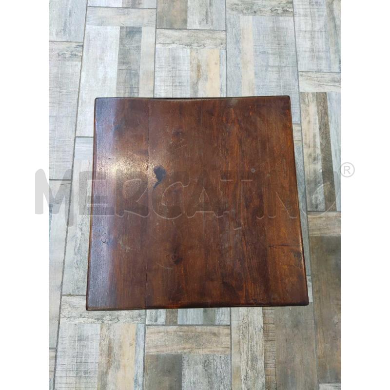 TAVOLINO QUADRATO LEGNO  | Mercatino dell'Usato Settimo torinese 2