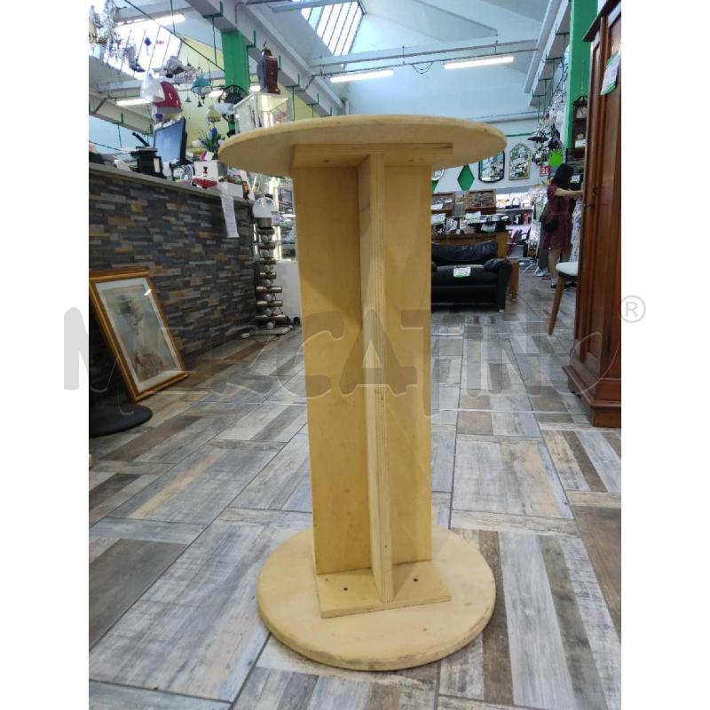 TAVOLO LEGNO CHIARO ROTONDO | Mercatino dell'Usato Settimo torinese 2