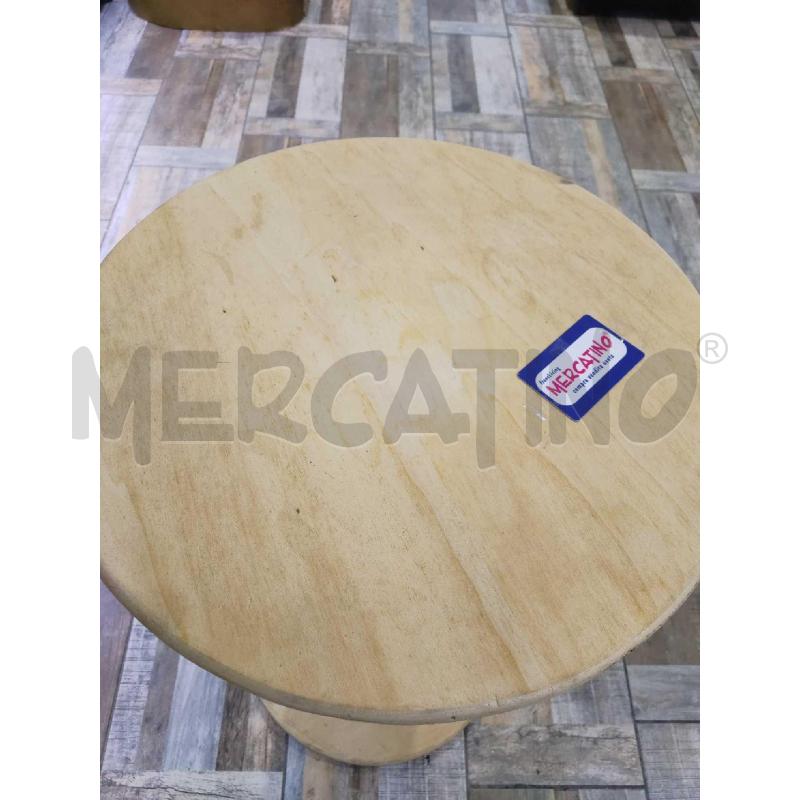 TAVOLO LEGNO CHIARO ROTONDO | Mercatino dell'Usato Settimo torinese 3
