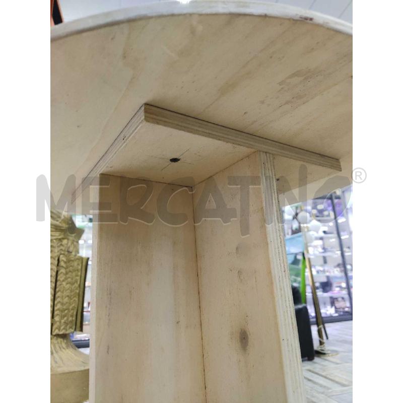 TAVOLO LEGNO CHIARO ROTONDO | Mercatino dell'Usato Settimo torinese 4