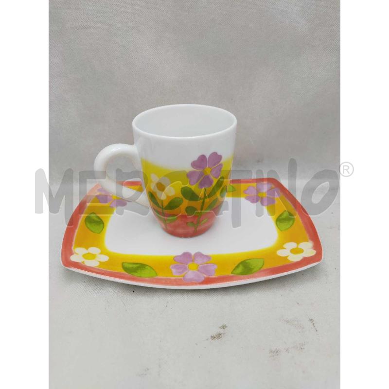 TAZZA E PIATTO THUN CON MOTIVI FLOREALI | Mercatino dell'Usato Settimo torinese 1