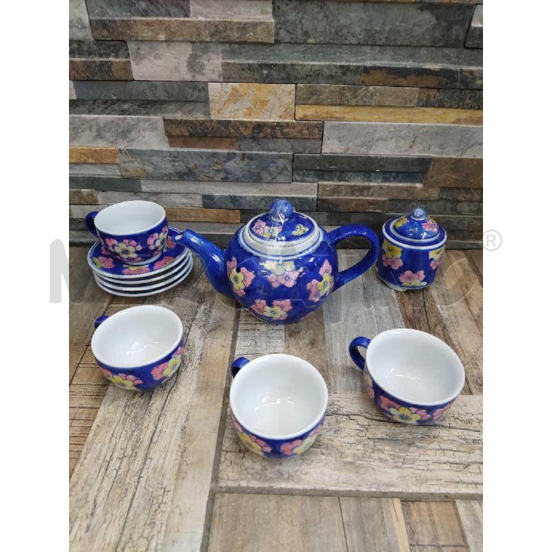 TAZZE PZ. 4 ORIENTALI BLU | Mercatino dell'Usato Settimo torinese 1