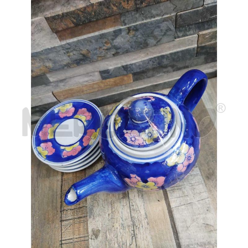 TAZZE PZ. 4 ORIENTALI BLU | Mercatino dell'Usato Settimo torinese 4