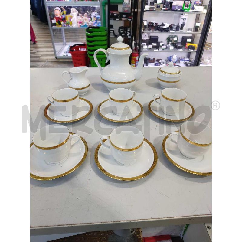 TAZZE SET DA 6 BORDO DORATO BAREUTHERCON TEIERA  | Mercatino dell'Usato Settimo torinese 1