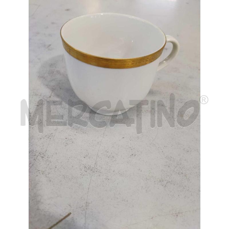 TAZZE SET DA 6 BORDO DORATO BAREUTHERCON TEIERA  | Mercatino dell'Usato Settimo torinese 3