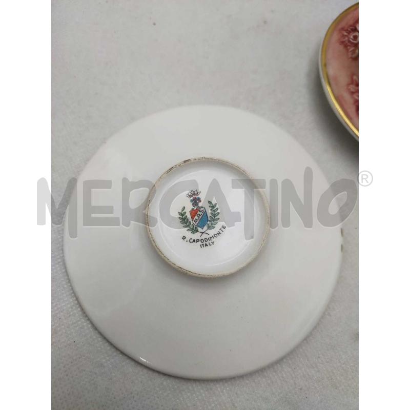 TAZZINE SERVIZIO DA SEI CAPODIMONTE ROSA | Mercatino dell'Usato Settimo torinese 5