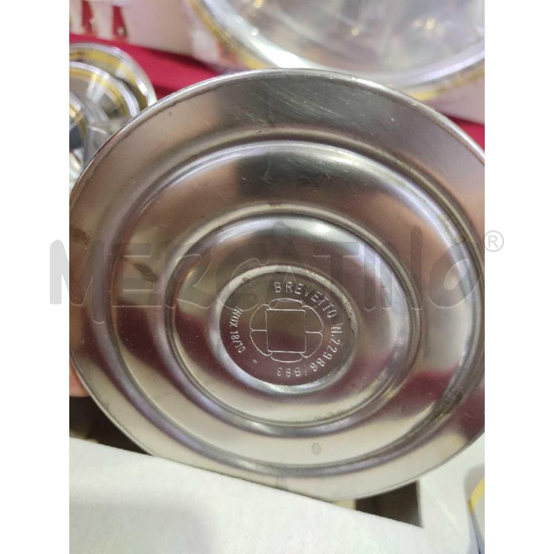 TAZZINE TUTTO SPA ACCIAIO CON CAFETTIERA E SCATOLA | Mercatino dell'Usato Settimo torinese 5