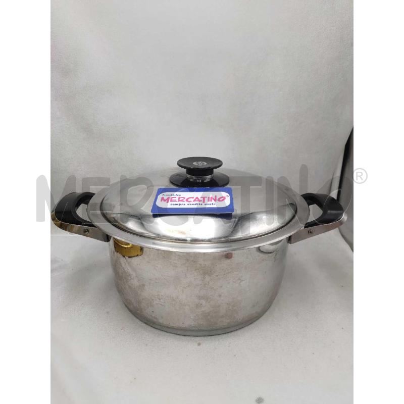 TEGAME AMC 8062 ACCIAIO + COPERCHIO | Mercatino dell'Usato Settimo torinese 1