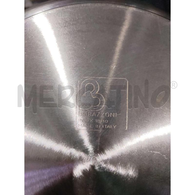 TEGAME BARAZZONI 22 INOX + COPERCHIO  | Mercatino dell'Usato Settimo torinese 3
