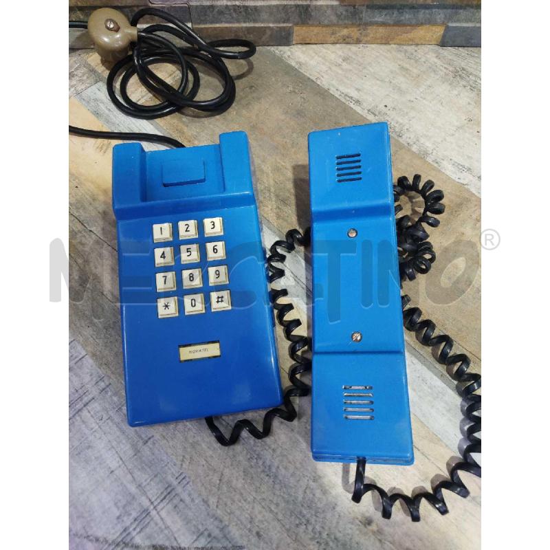 TELEFONO SPACE AGE ANNI 70 BLU NOVATEL  | Mercatino dell'Usato Settimo torinese 2