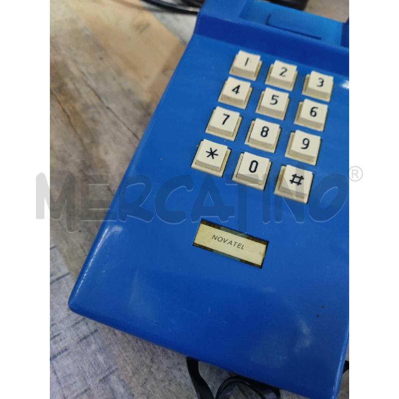 TELEFONO SPACE AGE ANNI 70 BLU NOVATEL  | Mercatino dell'Usato Settimo torinese 5