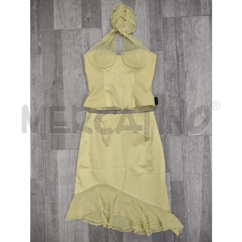 TOP+GONNA GIOVANI BY ETHNE LIME CON VOULANT | Mercatino dell'Usato Settimo torinese 1
