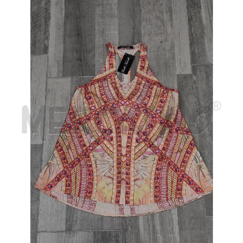 TOP IN SETA ROBERTO CAVALLI SCOLLO AMERICANA | Mercatino dell'Usato Settimo torinese 1