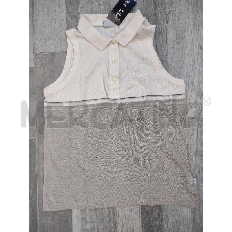 TOP LACOSTE COLLETTO BEIGE PANNA | Mercatino dell'Usato Settimo torinese 1