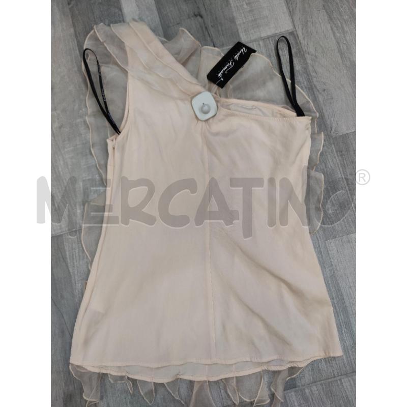 TOP MONOSPALLA SETA BEBE SMARCH. ROUGE CIPRIA | Mercatino dell'Usato Settimo torinese 2