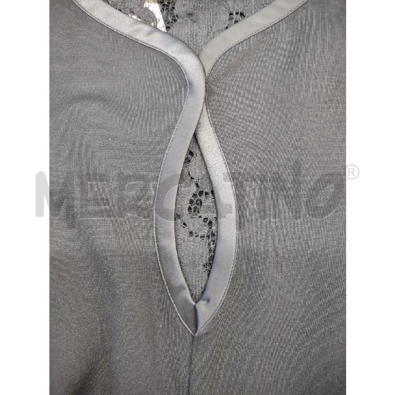 TOP SCEE TWIN SET NERO RETRO PIZZO NUOVO | Mercatino dell'Usato Settimo torinese 3