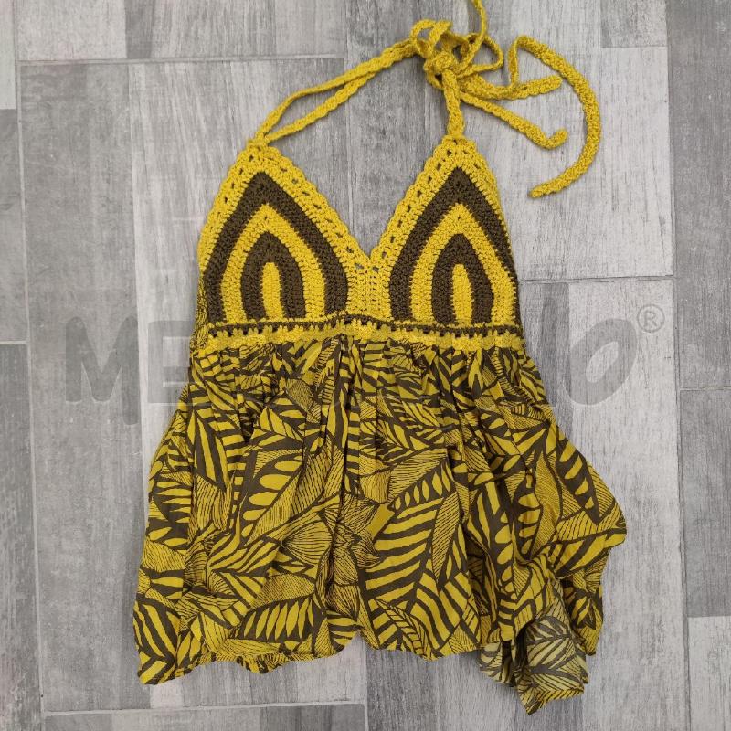 TOP TWIN SET ACTITUDE GIALLO FIORI  | Mercatino dell'Usato Settimo torinese 1