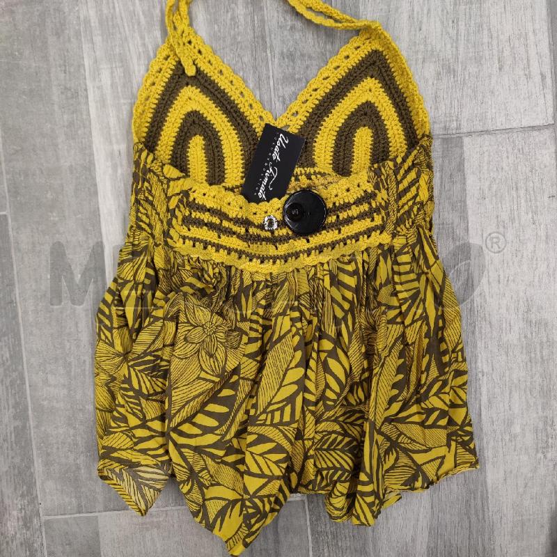 TOP TWIN SET ACTITUDE GIALLO FIORI  | Mercatino dell'Usato Settimo torinese 2