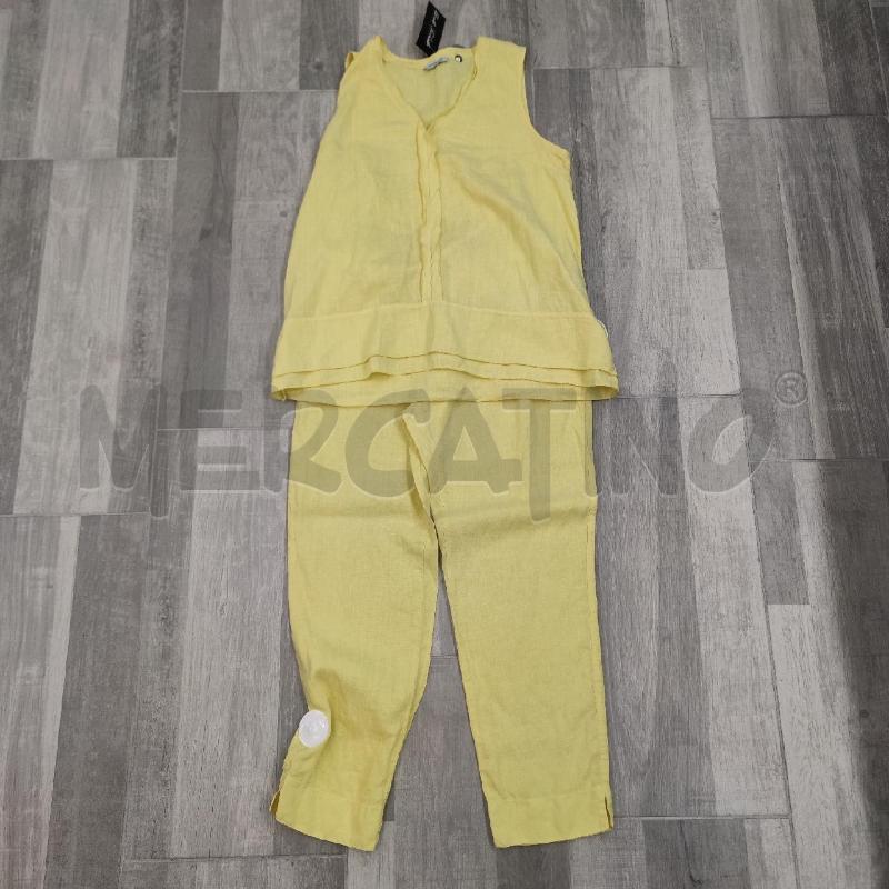 TOP + PANTALONE ROSSO35 LINO GIALLO | Mercatino dell'Usato Settimo torinese 1