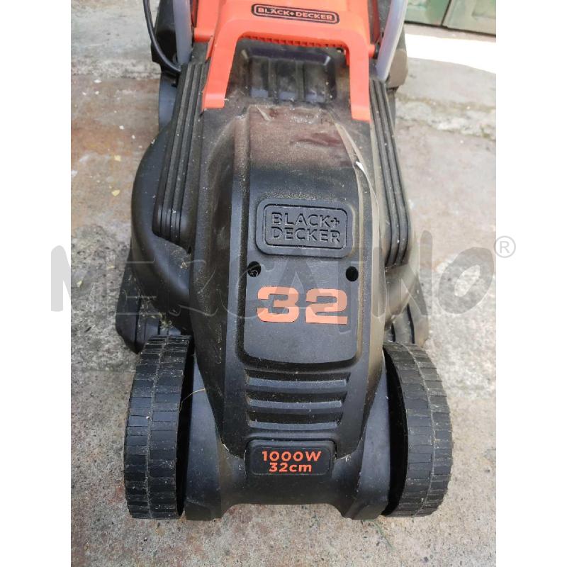 TOSAERBA BLACK AND DECKER 32 1000W 32CM NERO E ARANCIONE | Mercatino dell'Usato Settimo torinese 2