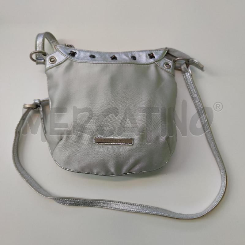 TRACOLLA DONNA COCCINELLE RASO PELLE ARGENTO  | Mercatino dell'Usato Settimo torinese 1