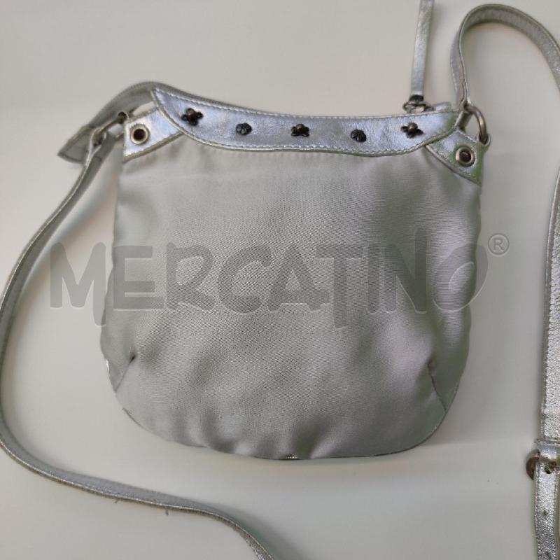 TRACOLLA DONNA COCCINELLE RASO PELLE ARGENTO  | Mercatino dell'Usato Settimo torinese 3