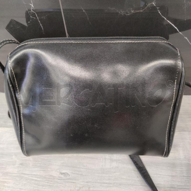TRACOLLA DONNA MAZZINI VINTAGE PELLE NERA | Mercatino dell'Usato Settimo torinese 2