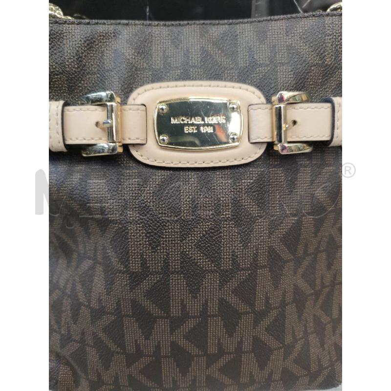 TRACOLLA DONNA MICHAEL KORS MARRONE CINTURINA FIBBIE  | Mercatino dell'Usato Settimo torinese 2