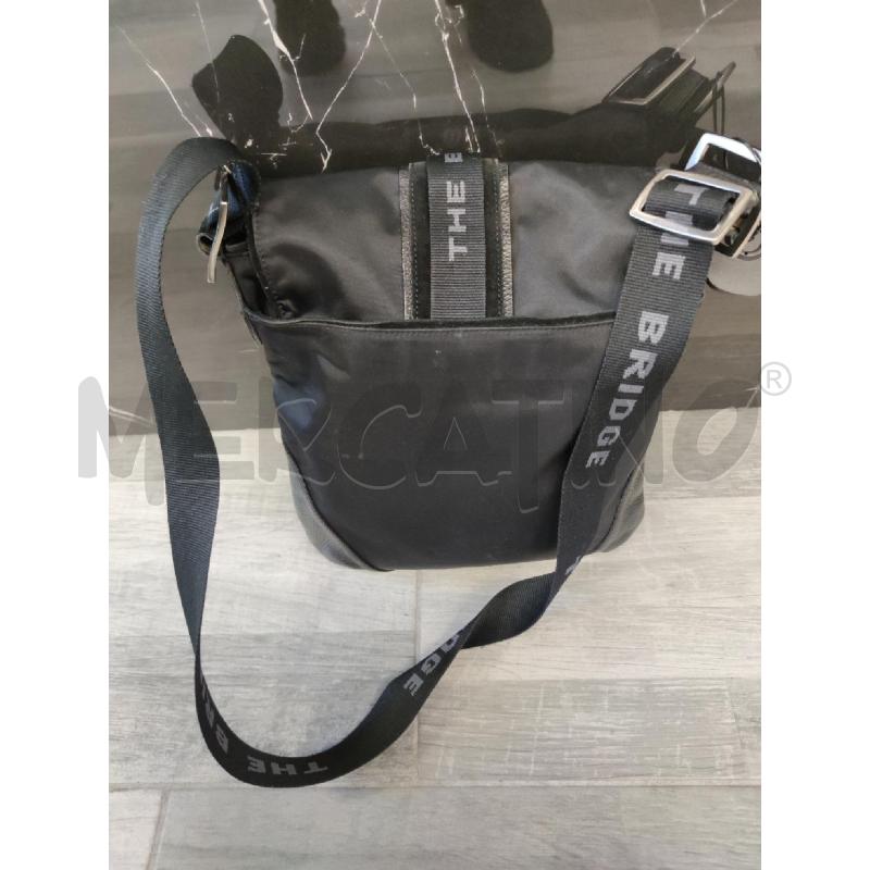 TRACOLLA DONNA THE BRIDGE PELLE NERA  | Mercatino dell'Usato Settimo torinese 2