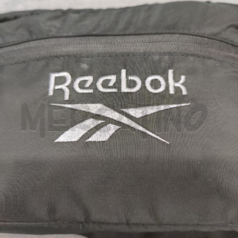 TRACOLLA REEBOK NERA LOGO GRIGIO | Mercatino dell'Usato Settimo torinese 4