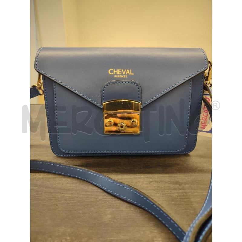 TRACOLLINA DONNA CHEVAL FIRENZE BLU PELLE | Mercatino dell'Usato Settimo torinese 1